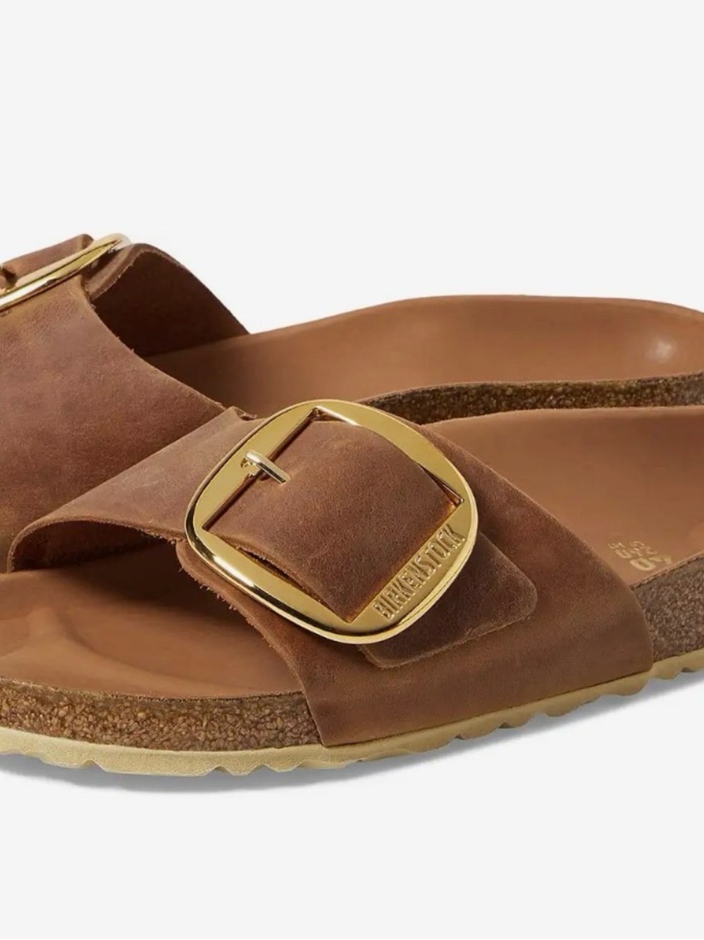 Birkenstock Madrid Oiled Antique Cognac Leather sandals 41/US10-10.5 EUC